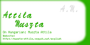 attila muszta business card